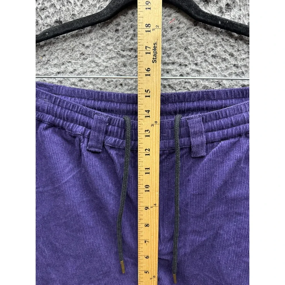 Theories of Atlantis Stamp Lounge Baggy Cord Pants Eggplant Mens Size XL